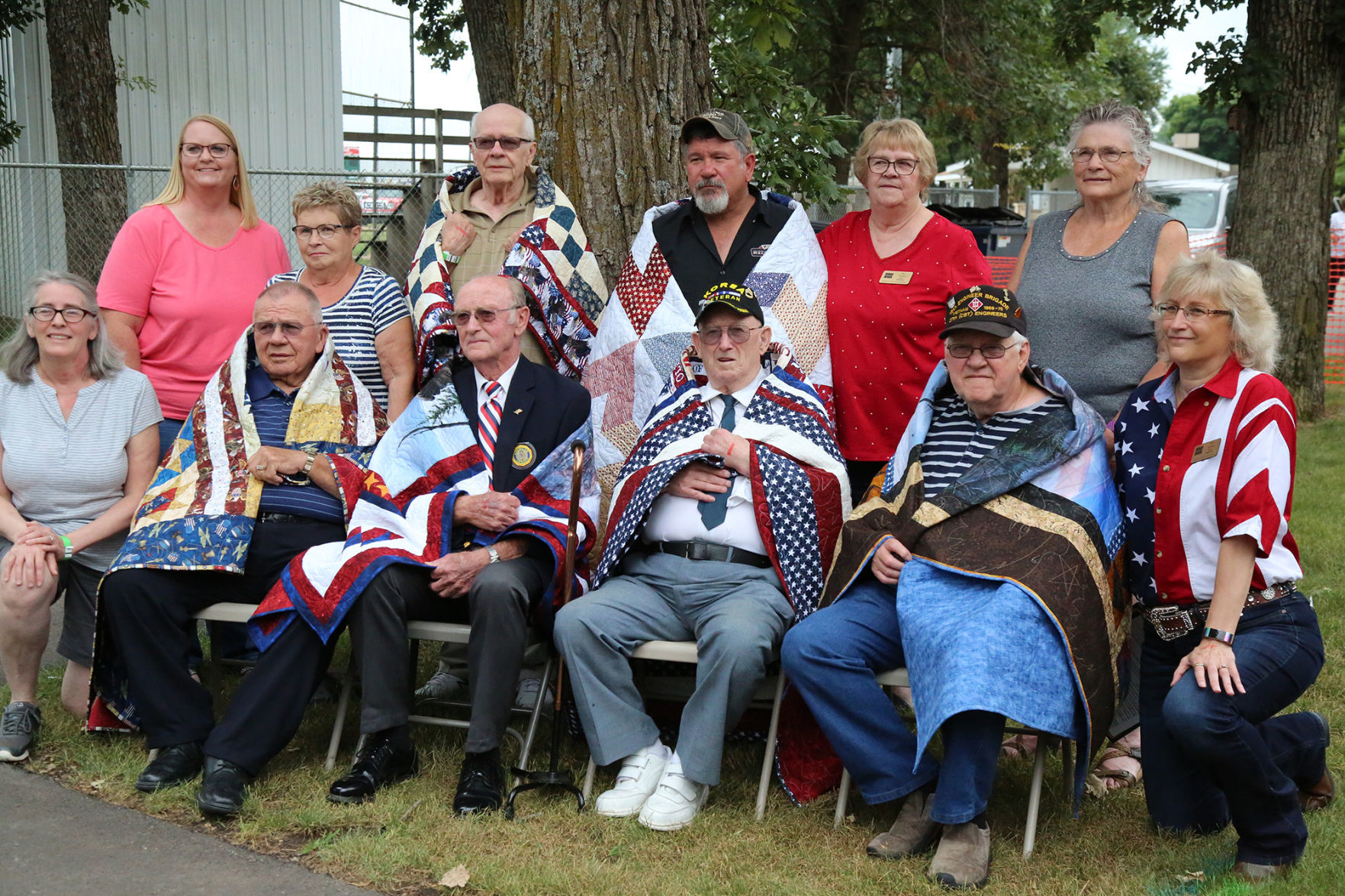 Six receive Quilts of Valor
